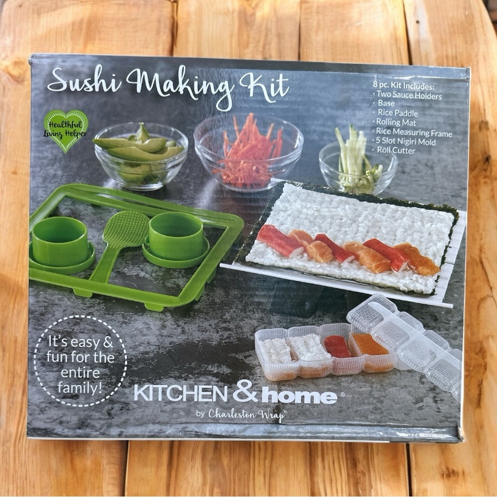 Kitchen &  Home by Charleston Wrap Sushi, Making Kit for quick sushi